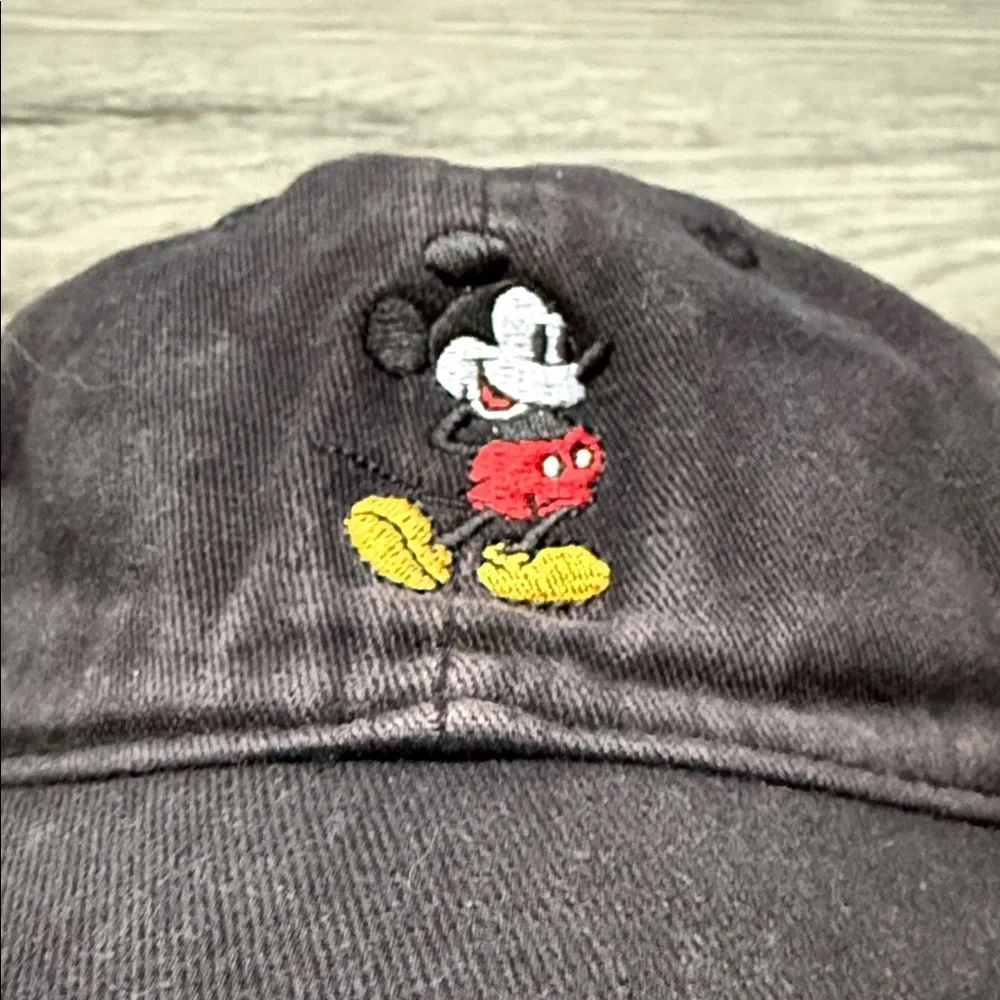 Disney Black Cap with Mickey Design